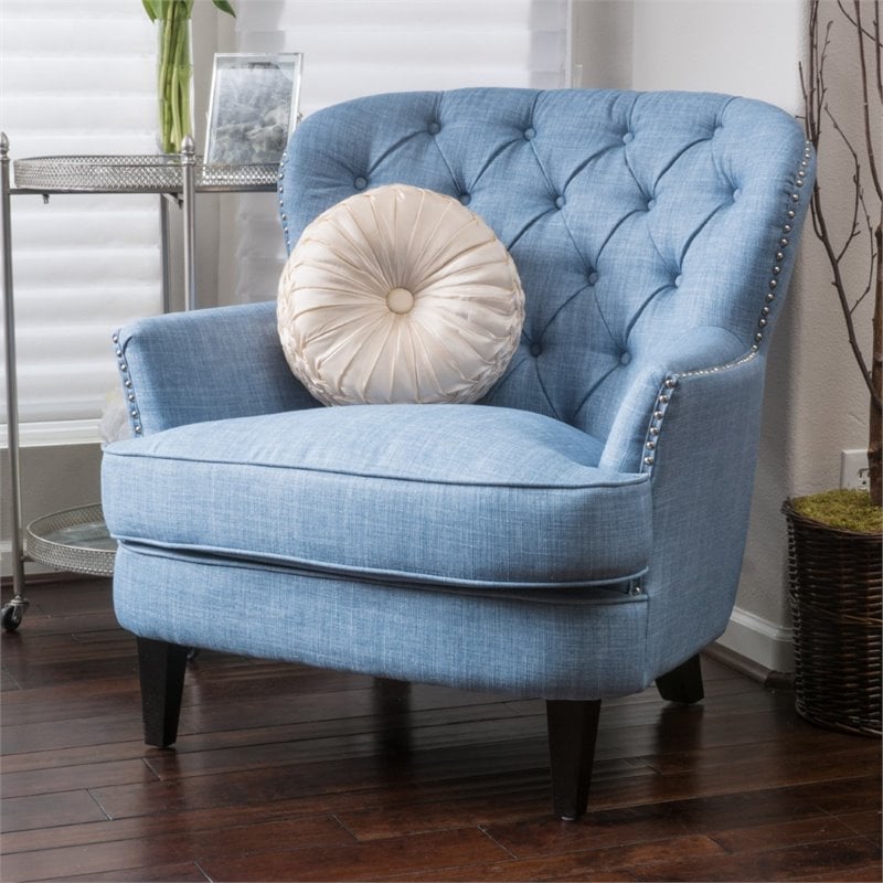 Light blue deals club chair