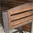 Noble House Milos Acacia Wood Bar Set in Dark Brown