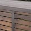 Noble House Milos Acacia Wood Bar Set in Dark Brown