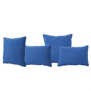 noble house coronado outdoor water resistant pillow (set of 4)