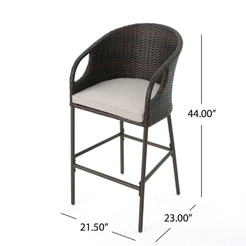 Noble House Dominica Outdoor 3 Piece 40