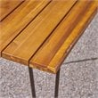 Noble House Penley Outdoor 3 Piece Acacia Wood Bar Set in Teak and Rustic Metal
