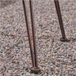 Noble House Penley Outdoor 3 Piece Acacia Wood Bar Set in Teak and Rustic Metal