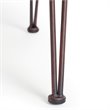 Noble House Penley Outdoor 3 Piece Acacia Wood Bar Set in Teak and Rustic Metal