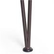 Noble House Penley Outdoor 3 Piece Acacia Wood Bar Set in Teak and Rustic Metal