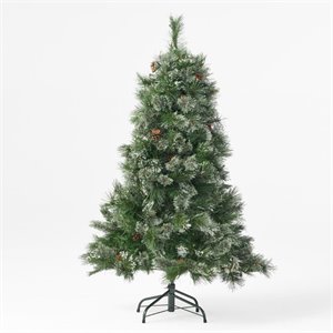 noble house 4.5' cashmere pine clear light artificial christmas tree