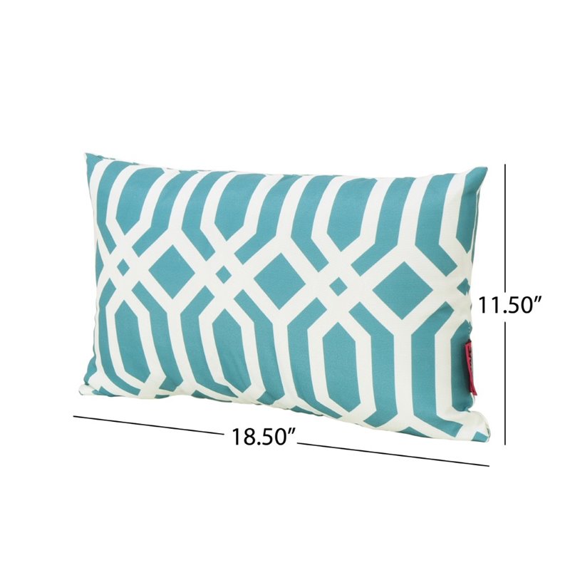 Teal oblong throw pillows hot sale