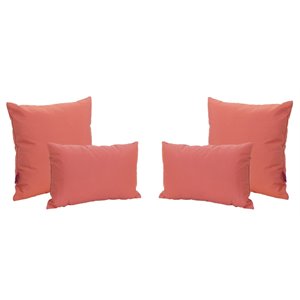 noble house coronado outdoor 4 piece water resistant throw pillow set