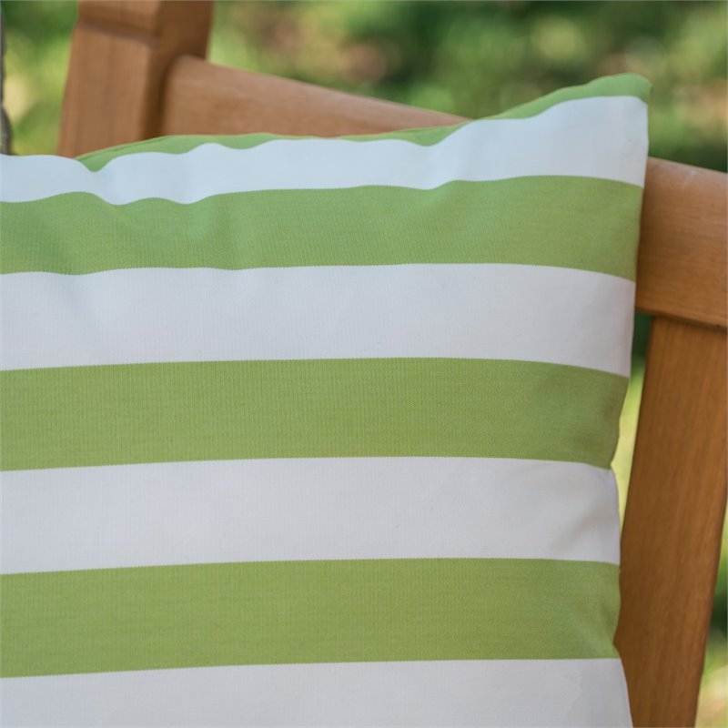 Coronado Outdoor Green Water Resistant Pillows (Set of 4)