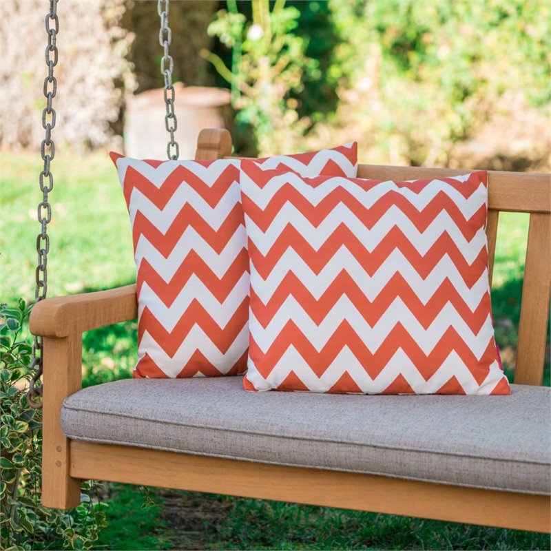 Chevron best sale outdoor cushions