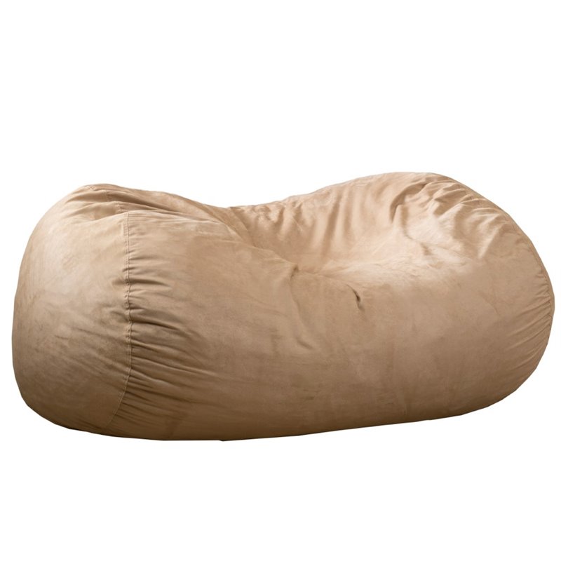 Noble House Barracuda Traditional 6.5 Suede Bean Bag Cover in