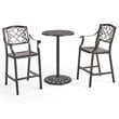 Noble House Waterbury Outdoor 3 Piece 26.75