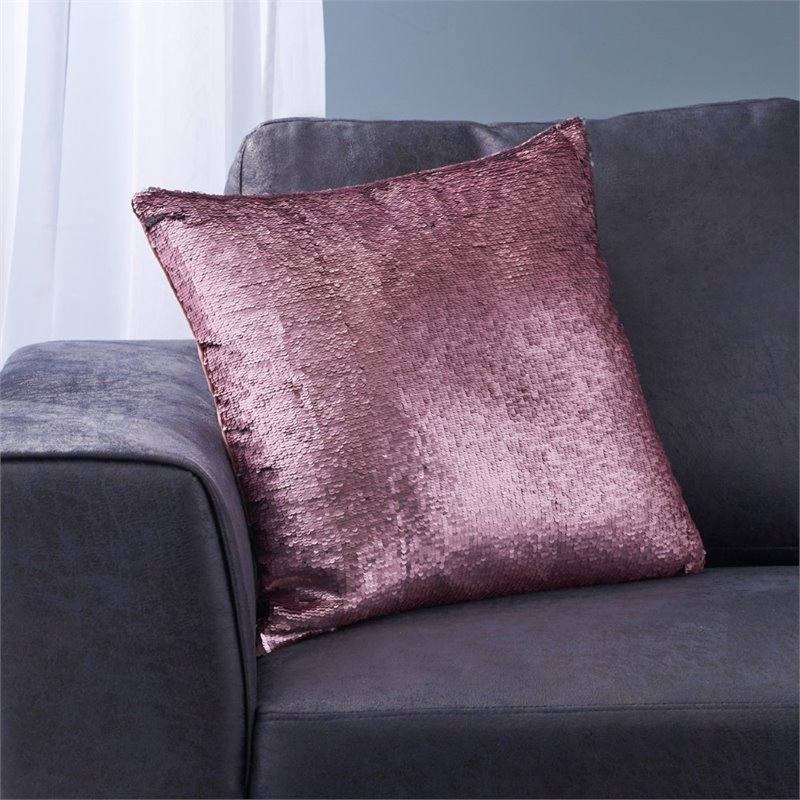 pink and silver pillows