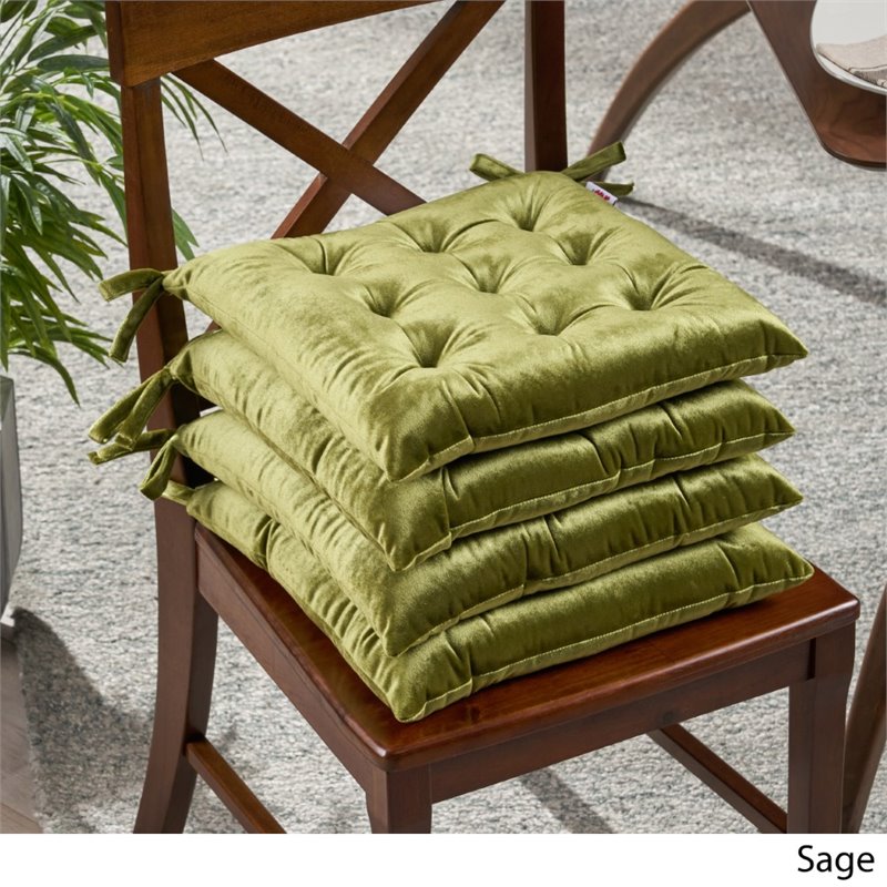 Velvet best sale seat cushion