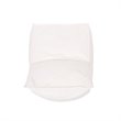 Noble House 3' Indoor Water Resistant Fabric Bean Bag Chair in White
