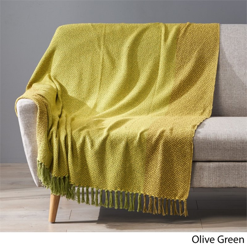 Olive green velvet discount blanket