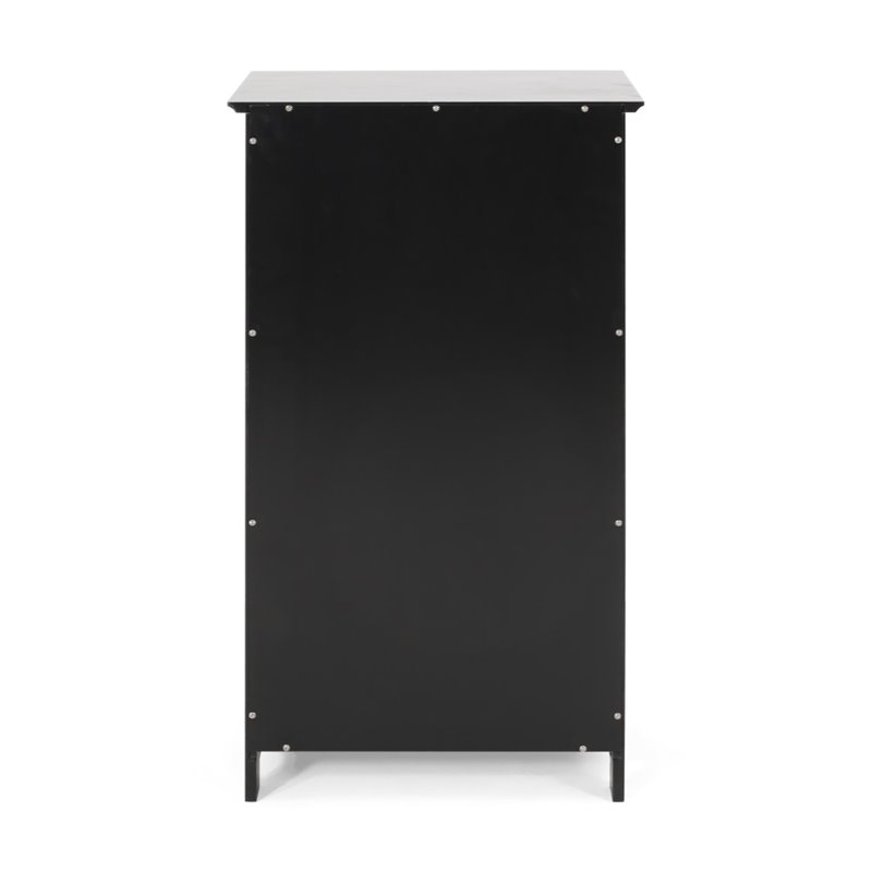 Noble House Hoover Modern Bathroom Storage in Black