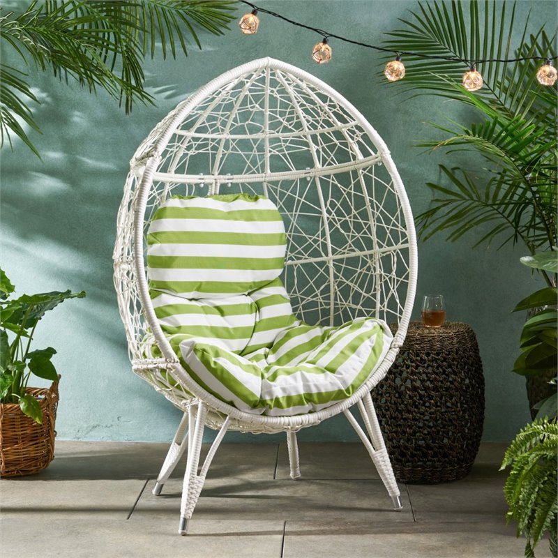 Outdoor wicker circle online chair