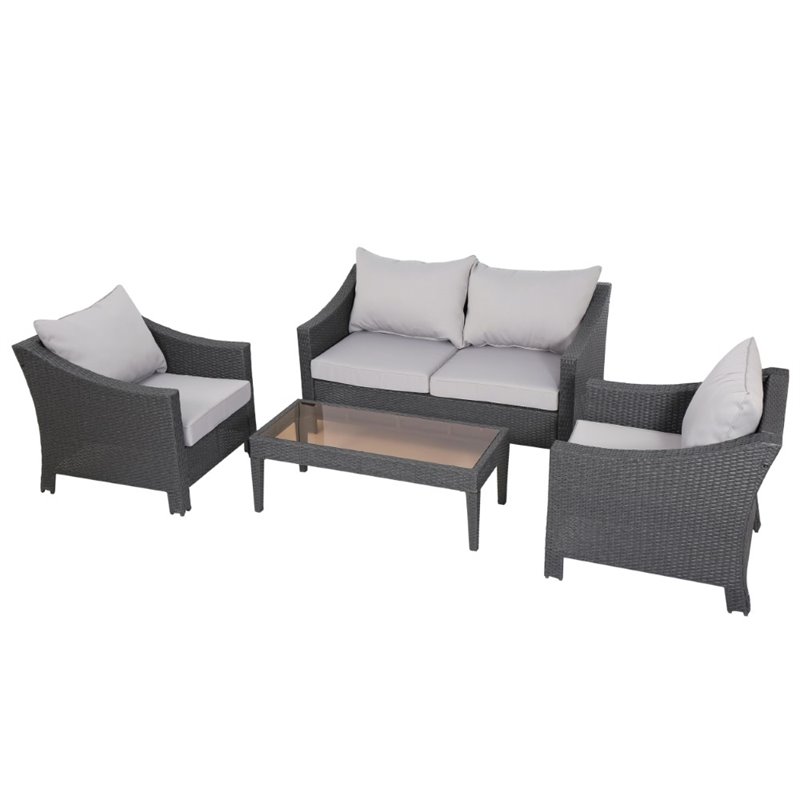 noble house 4 piece wicker