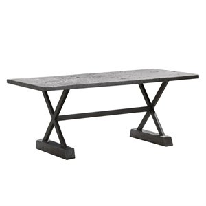 noble house numana outdoor lightweight concrete dining table