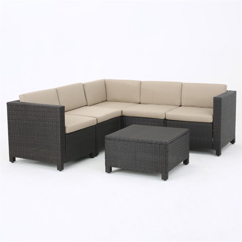 Outdoor Wicker Sectional Sofa Set, Nfusion Outdoor Furniture