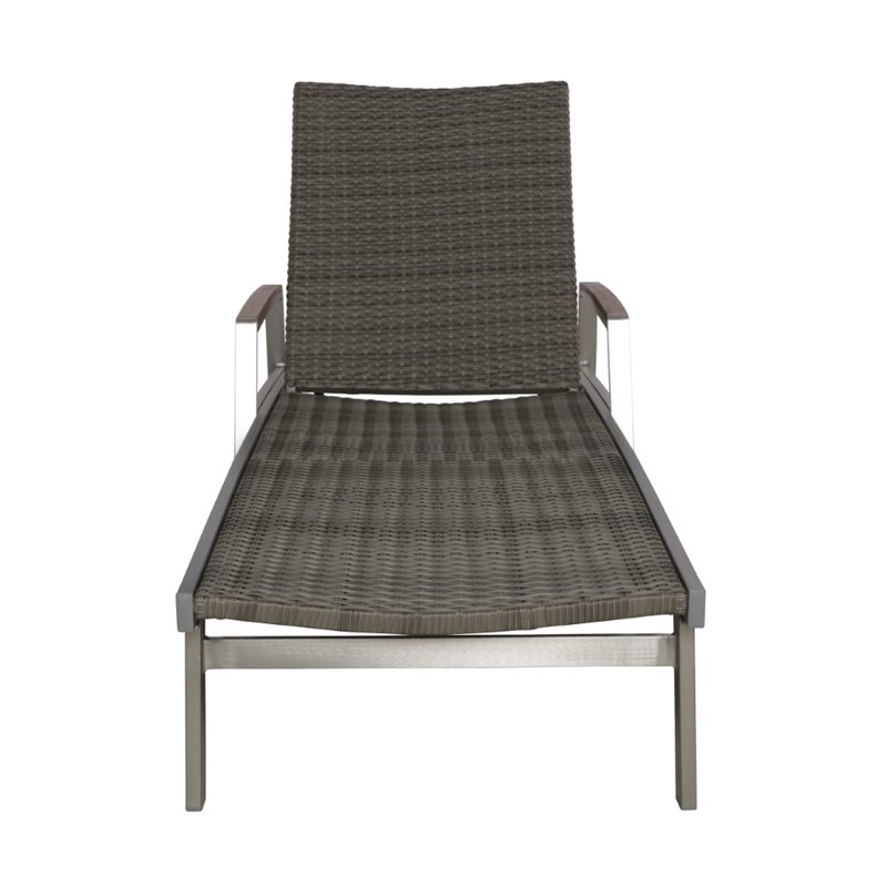 oxton outdoor aluminum chaise lounge