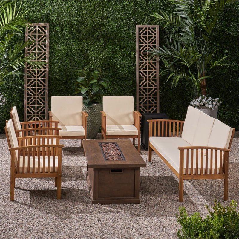 Acacia wood best sale conversation set