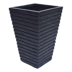 noble house jude outdoor tapered channel square garden urn planter