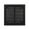 Noble House Polaris Outdoor Acacia Wood Bar Table in Dark Gray