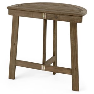 noble house westmount outdoor acacia wood folding bistro table