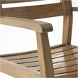 Noble House Stamford 3-Piece Outdoor Acacia Wood Bistro Set in Gray