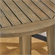 Noble House Stamford 3-Piece Outdoor Acacia Wood Bistro Set in Gray