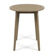 Noble House Stamford 3-Piece Outdoor Acacia Wood Bistro Set in Gray