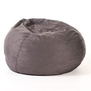 noble house bates traditional 5' suede bean bag cover