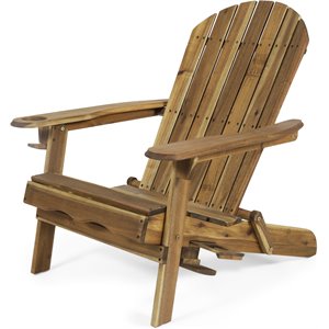 noble house bellwood outdoor acacia wood folding adirondack chair natural