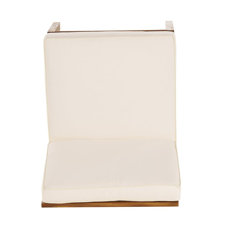 Noble House Perla Outdoor 7-Pc Teaked Acacia Wood Sofa Set