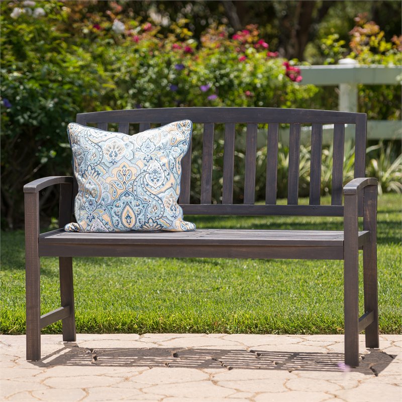 Grey 2024 garden bench