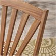 Noble House Sunview Outdoor Acacia Wood Rocking Chair with Footrest Teak