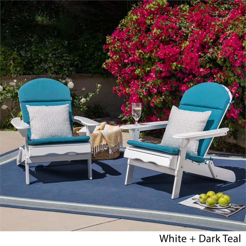 deep teal adirondack chair