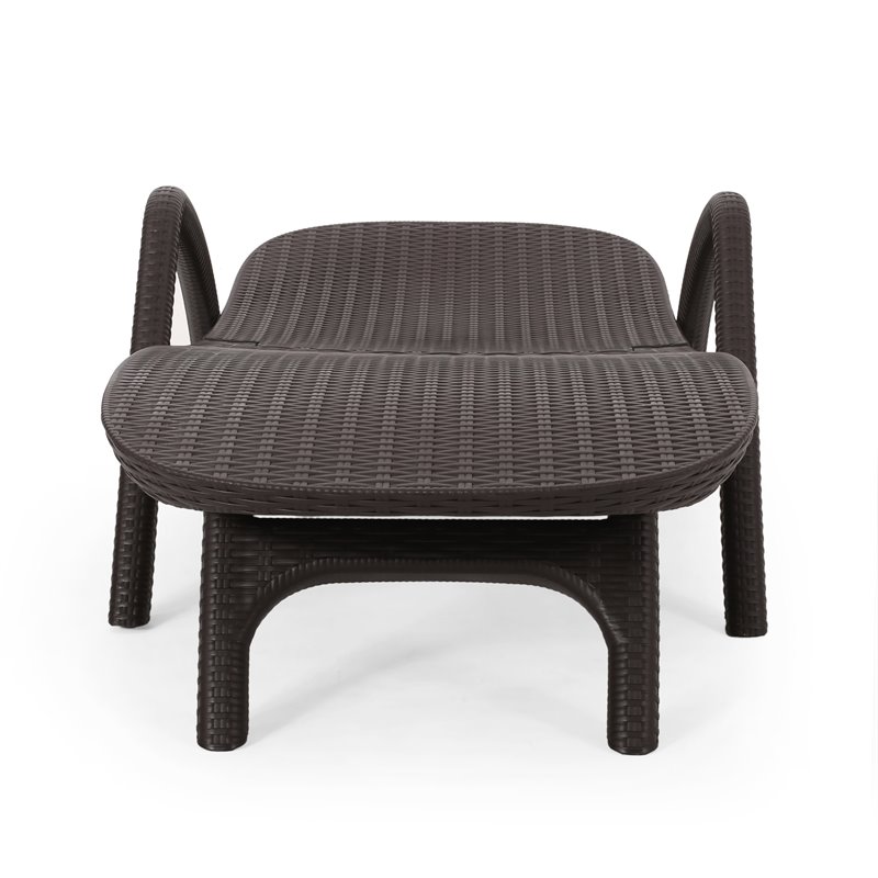 waverly faux wicker chaise lounge