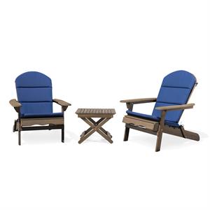 noble house malibu outdoor 2 seater  chat set dark teal and white
