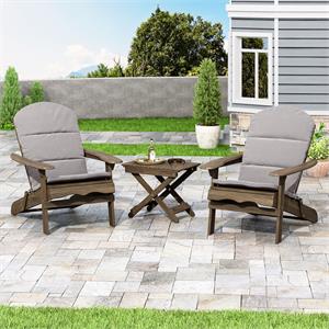 noble house malibu outdoor 2 seater  chat set gray