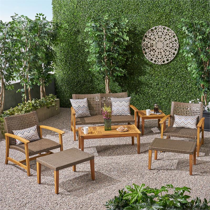 Hampton rattan 2025 garden furniture