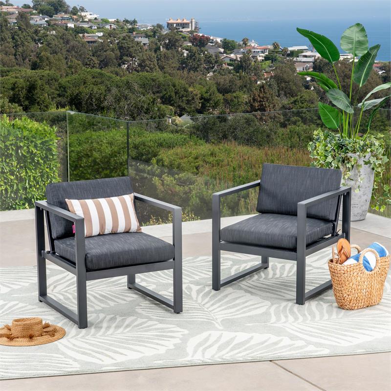 Navan 4pc aluminum seating set sale