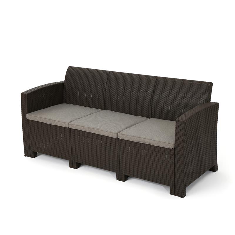 plastic sofa 3 seater