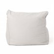 Noble House Water Resistant Fabric Bean Bag Chair in Gray Finish