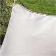 Noble House Water Resistant Fabric Bean Bag Chair in Gray Finish