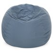 Noble House Rosalie Bay Outdoor Water Resistant Fabric Bean Bag in Blue