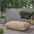 Noble House Costa Alegre Outdoor Water Resistant Fabric Lounger Bean Bag - Beige