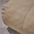 Noble House Curacao Outdoor Water Resistant Fabric Lounger Bean Bag in Beige